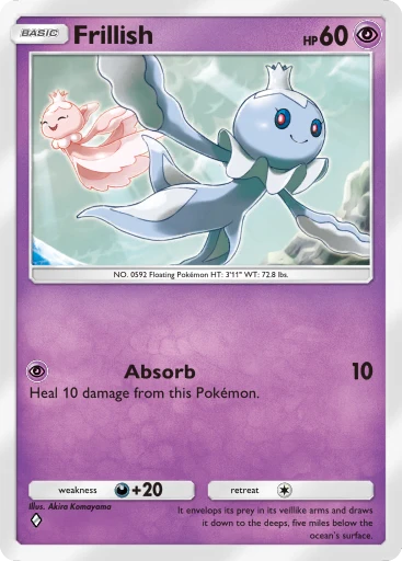 Frillish card art