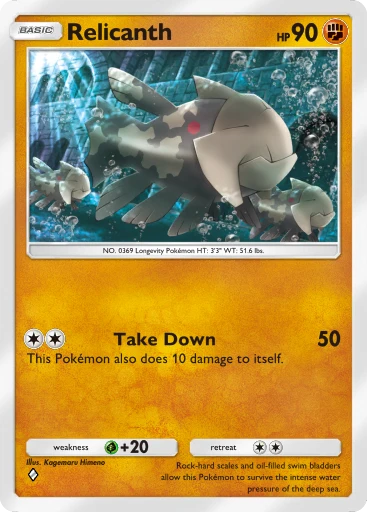 Relicanth card art