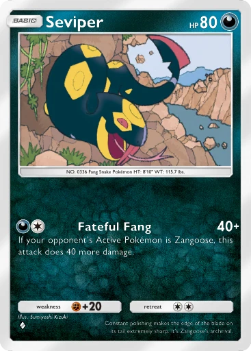Seviper card art