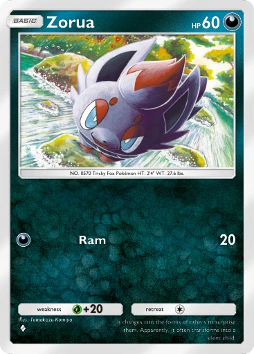 Zorua card art