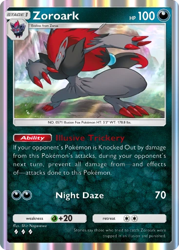 Zoroark card art