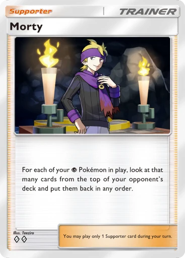 Morty card art