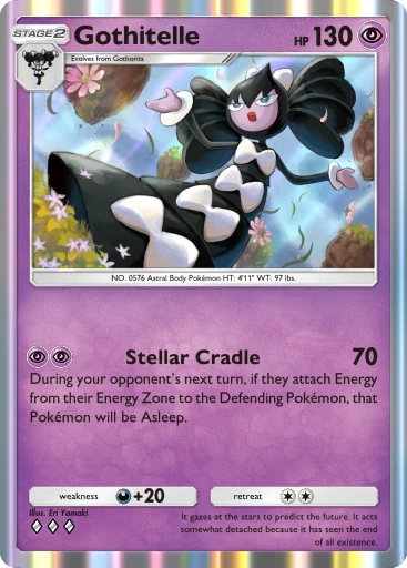 Gothitelle card art