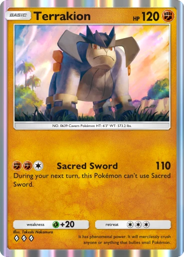 Terrakion card art