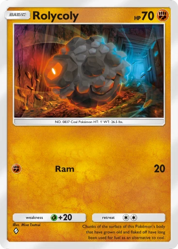 Rolycoly card art