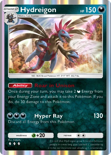 Hydreigon card art