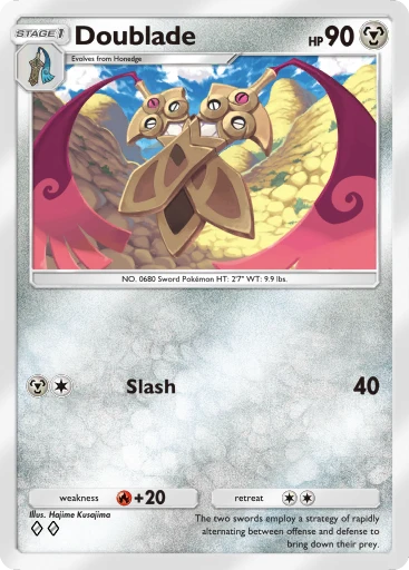 Doublade card art