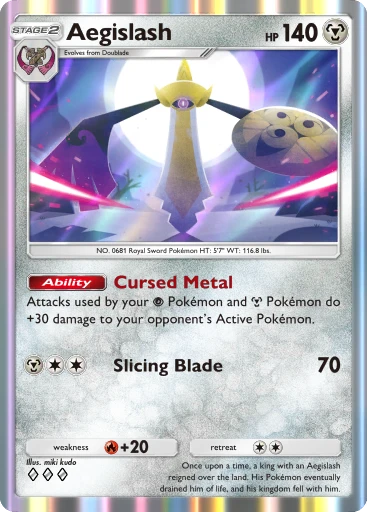 Aegislash card art
