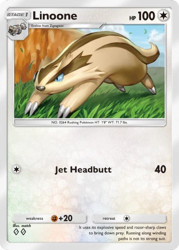 Linoone card art