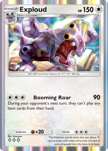 Exploud card art