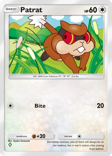 Patrat card art