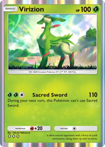 Virizion card art