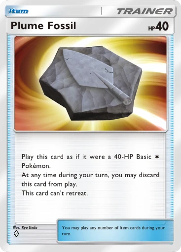 Plume Fossil card art