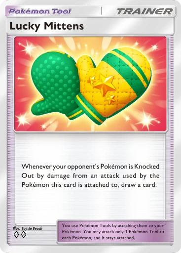 Lucky Mittens card art