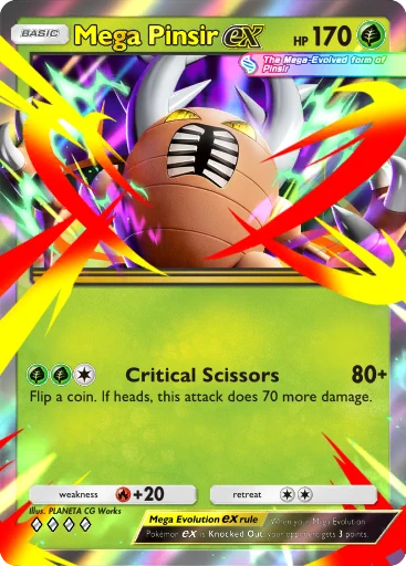Mega Pinsir card art