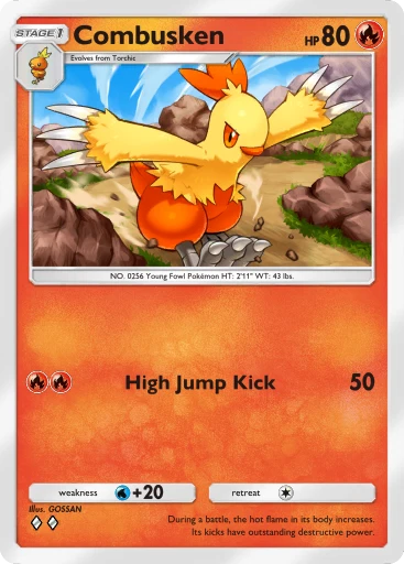 Combusken card art
