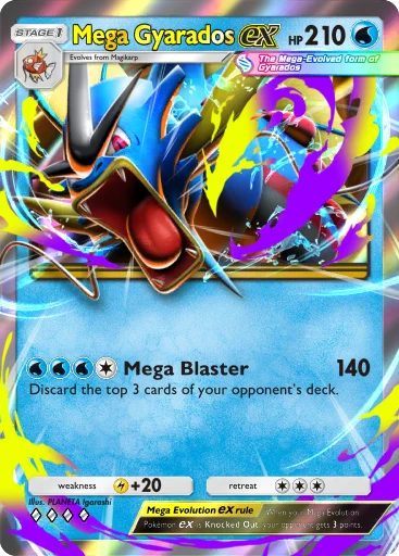 Mega Gyarados card art