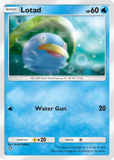 Lotad card art