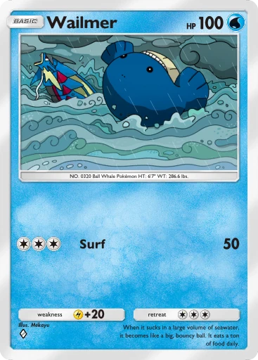 Wailmer card art