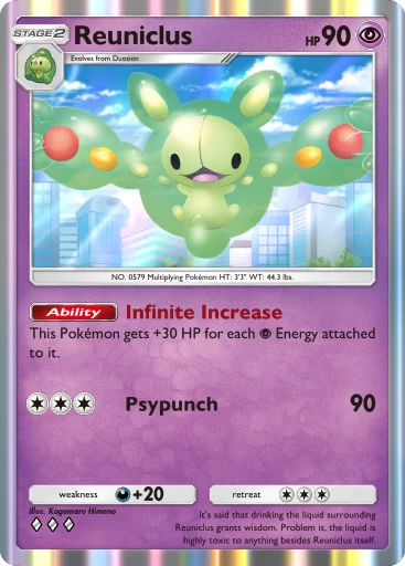 Reuniclus card art