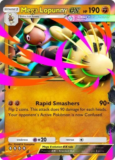 Mega Lopunny card art