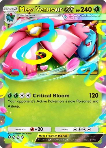 Mega Venusaur card art