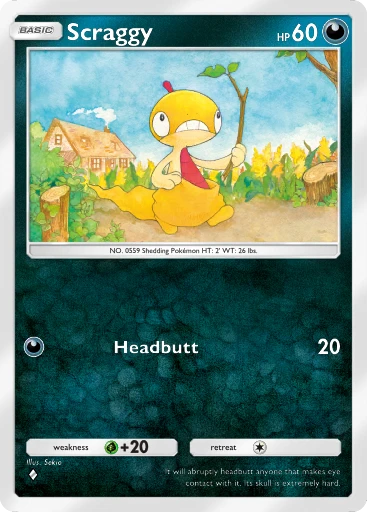 Scraggy card art
