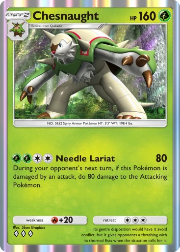 Chesnaught card art