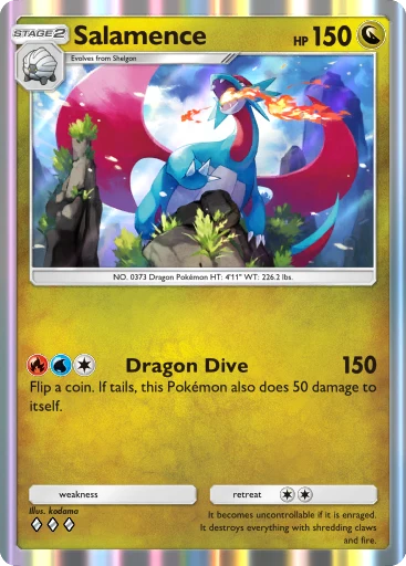 Salamence card art
