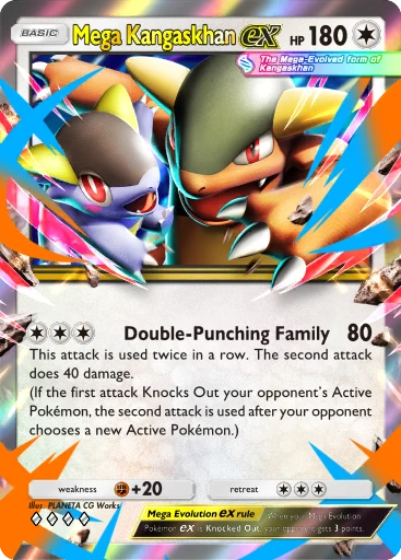 Mega Kangaskhan card art