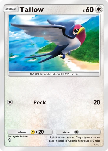Taillow card art