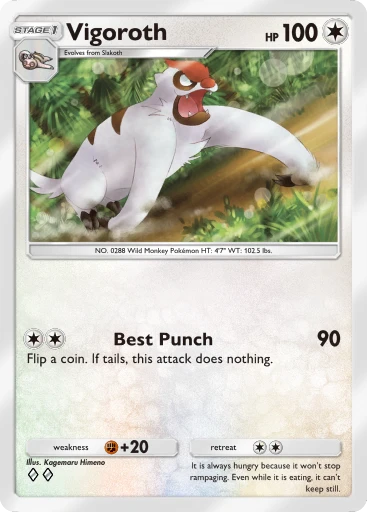 Vigoroth card art