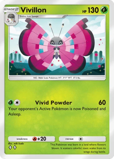 Vivillon card art