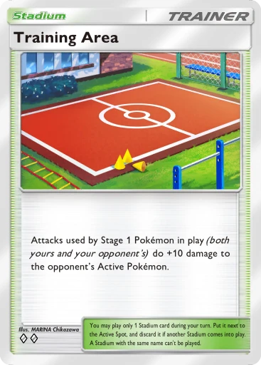 Training Area card art