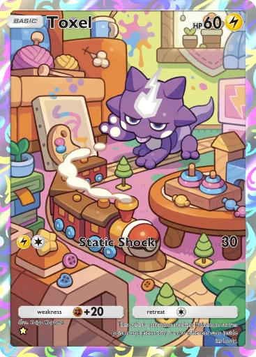 Toxel card art
