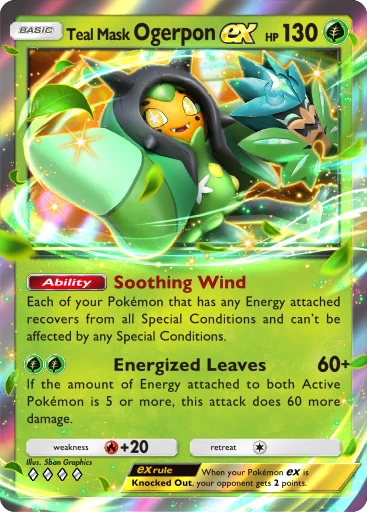 Teal Mask Ogerpon card art