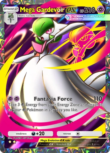 Mega Gardevoir card art