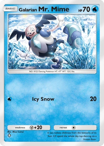 Galarian Mr. Mime card art