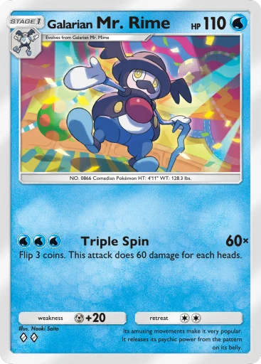 Galarian Mr. Rime card art