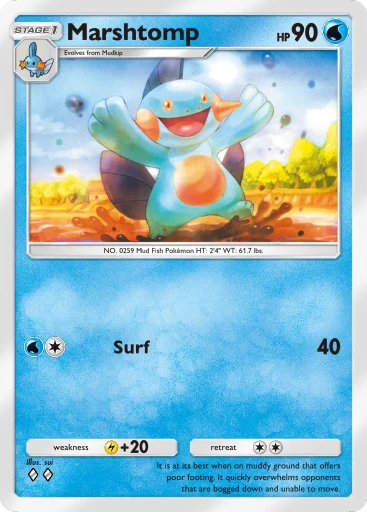 Marshtomp card art