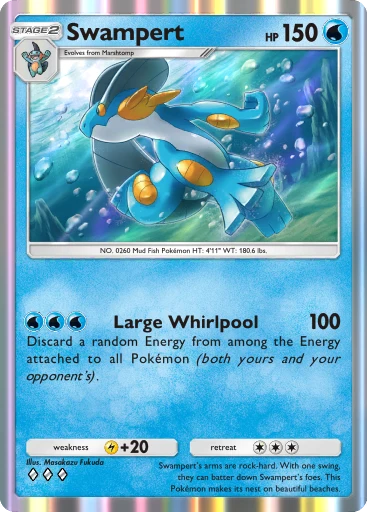 Swampert card art