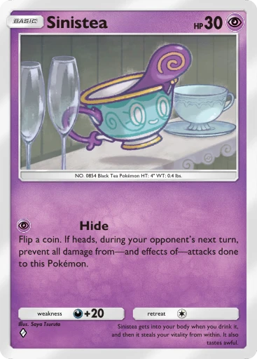 Sinistea card art