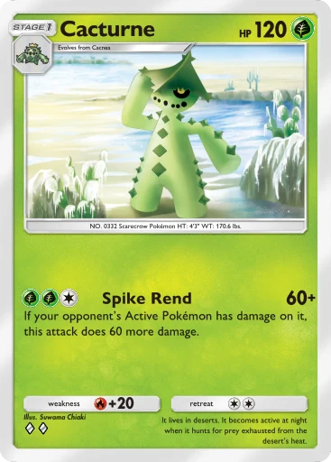 Cacturne card art
