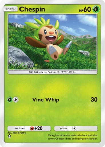 Chespin card art