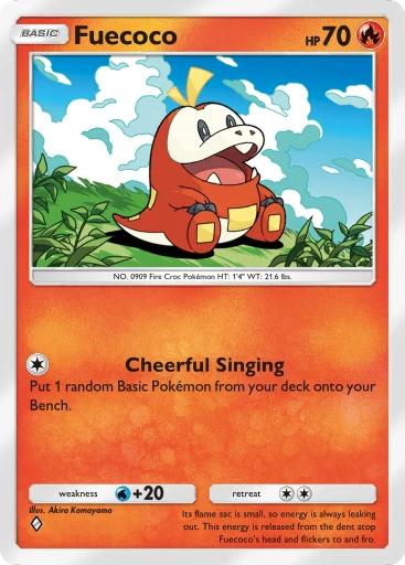 Fuecoco card art