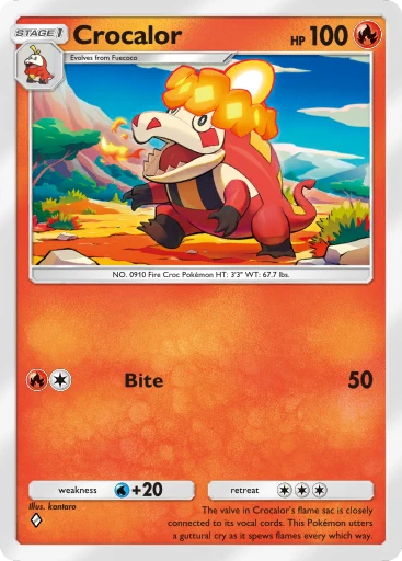 Crocalor card art
