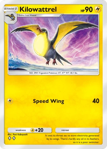Kilowattrel card art