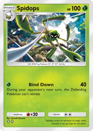 Spidops card art