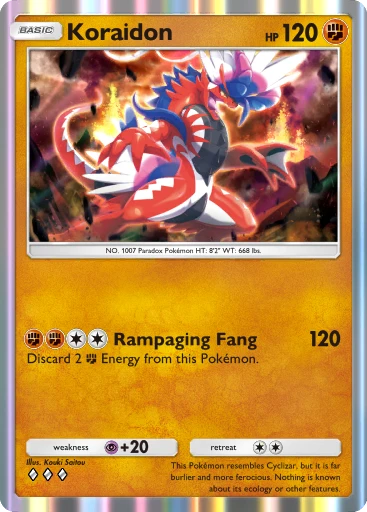 Koraidon card art