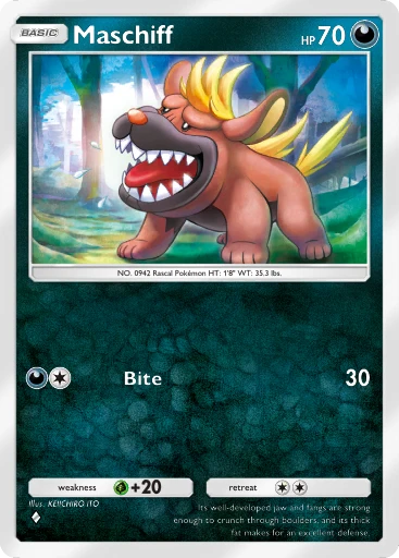Maschiff card art